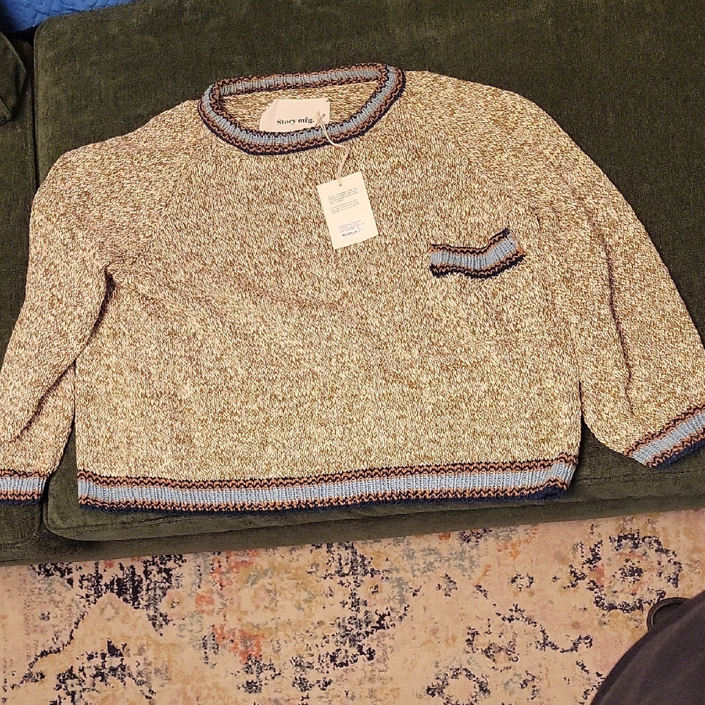 Story Mfg Bulb Knit Jumper (Sweater) - Twisted Olive